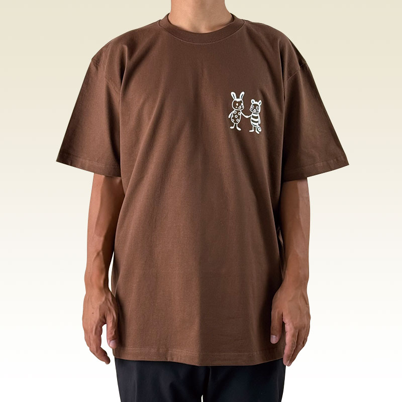 Tシャツ・ブラウン